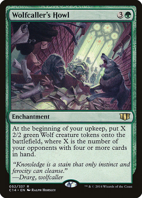 Wolfcaller's Howl (52) - Commander 2014 (C14)