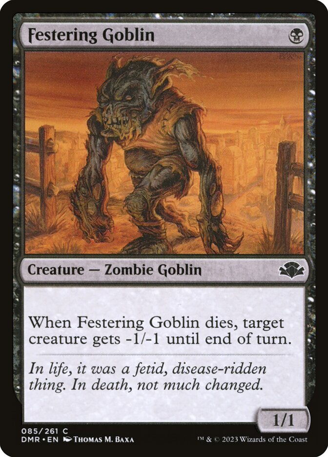 Festering Goblin (85) - Dominaria Remastered (DMR)