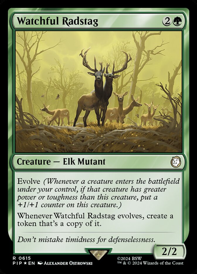 Watchful Radstag - [Surge Foil] Fallout (PIP)