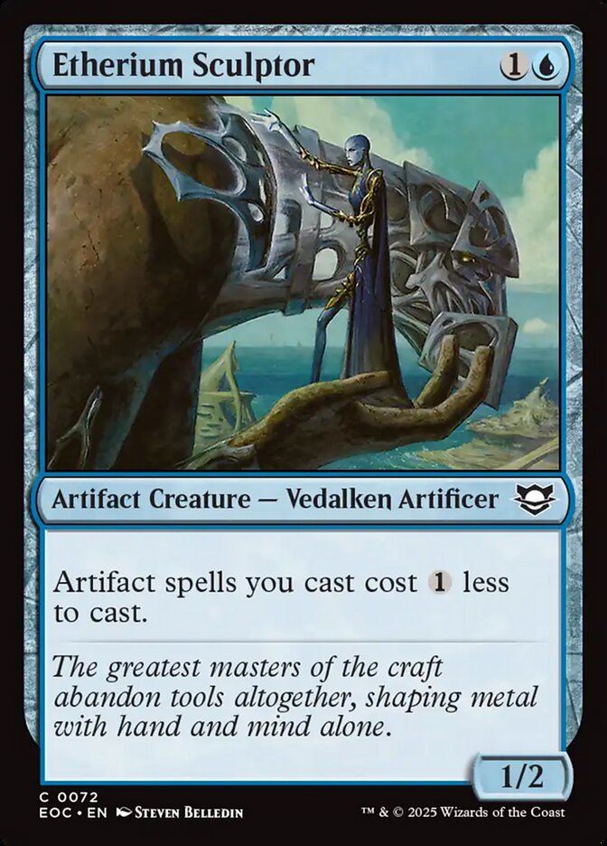 Etherium Sculptor (72) - Edge of Eternities Commander (EOC)