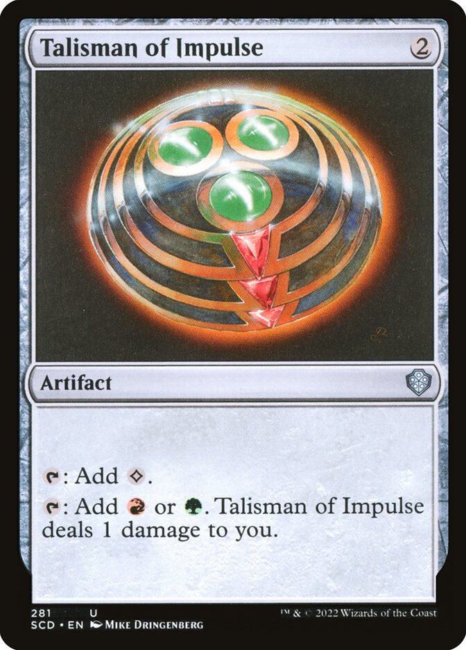 Talisman of Impulse (281) - Starter Commander Decks (SCD)
