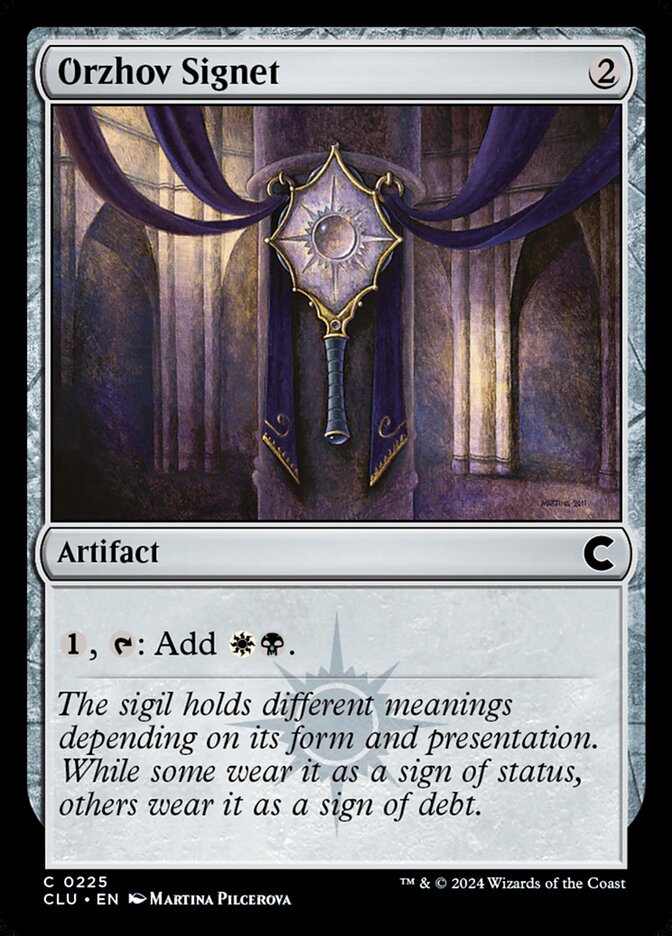 Orzhov Signet (225) - Ravnica: Clue Edition (CLU)