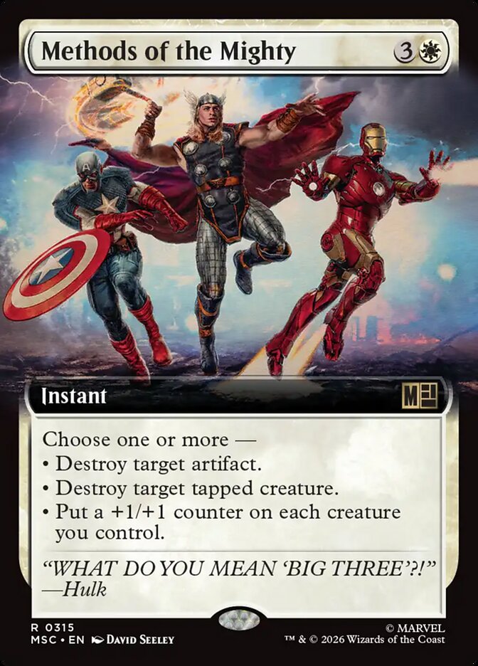 Methods of the Mighty (315) - Marvel Super Heroes Commander (MSC)