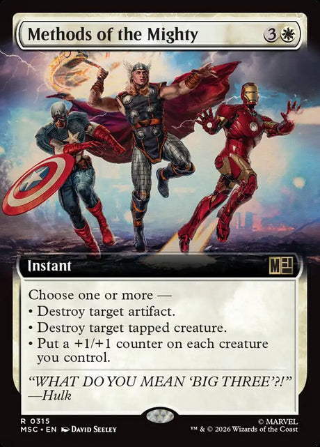 Methods of the Mighty (315) - Marvel Super Heroes Commander (MSC)