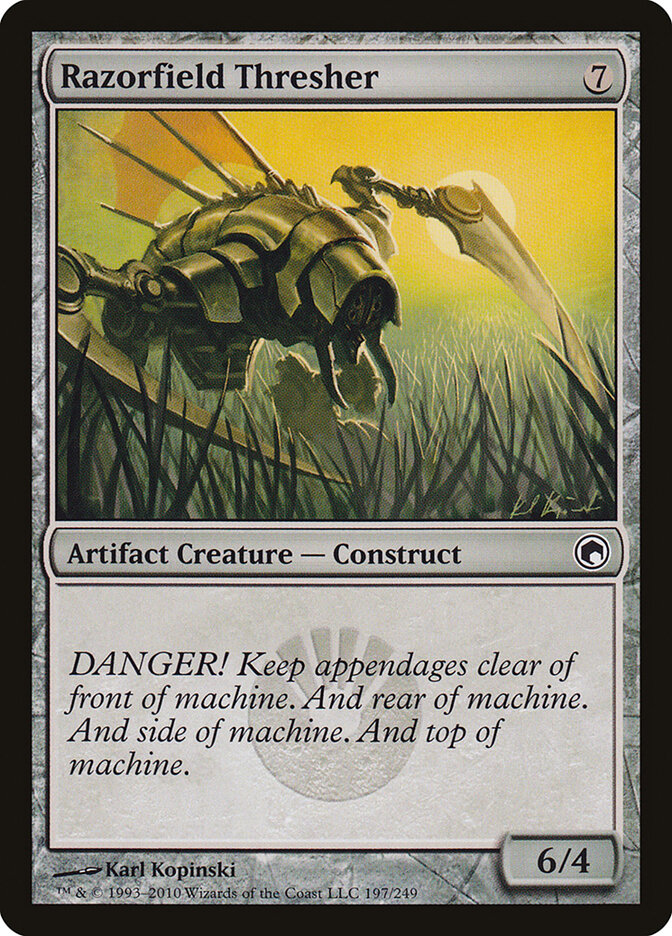 Razorfield Thresher (197) - Scars of Mirrodin (SOM)