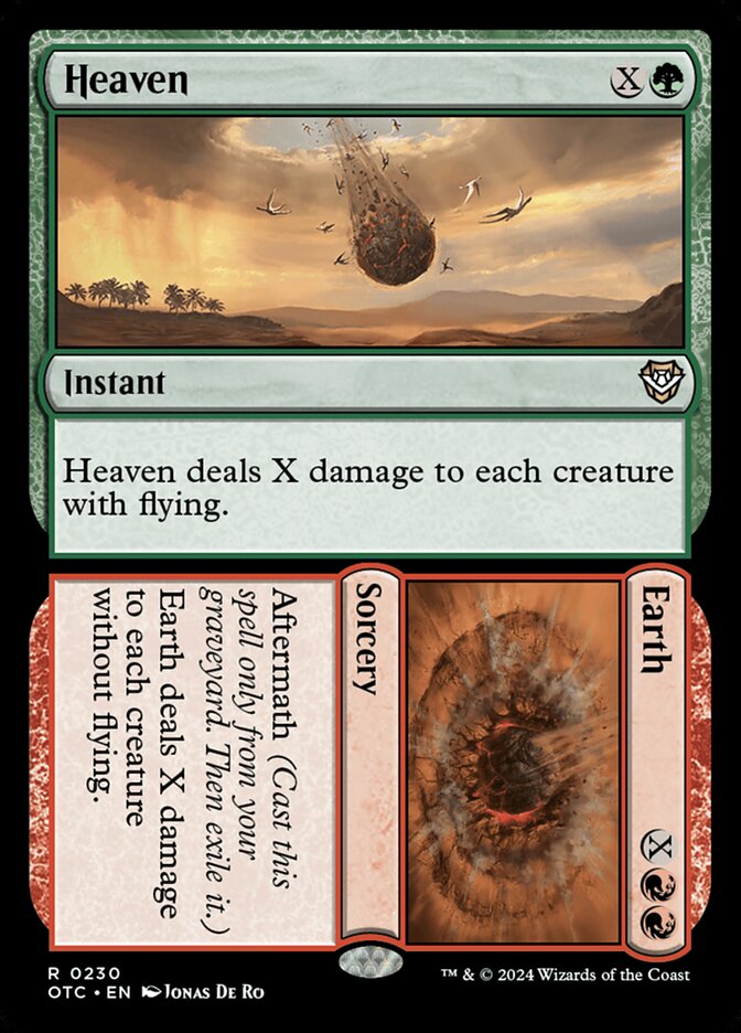 Heaven // Earth (230) - Outlaws of Thunder Junction Commander (OTC)