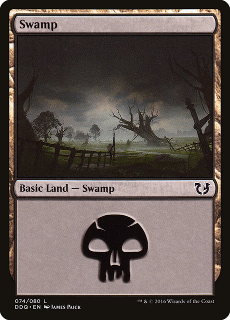 Swamp (74) - Duel Decks: Blessed vs. Cursed (DDQ)