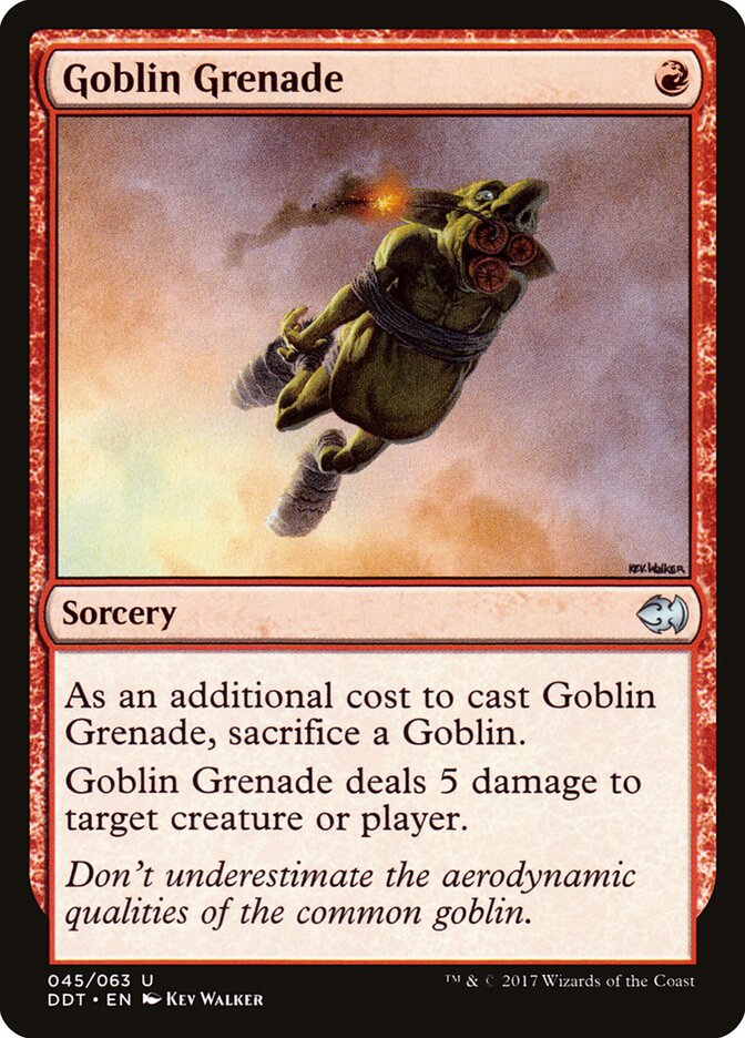 Goblin Grenade (45) - Duel Decks: Merfolk vs. Goblins (DDT)