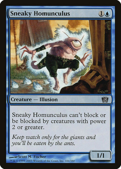 Sneaky Homunculus (101) - Eighth Edition (8ED)