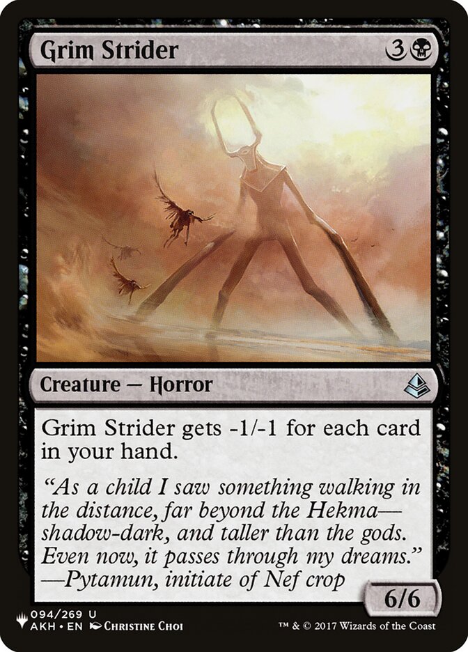Grim Strider (AKH-94) - The List (PLST)