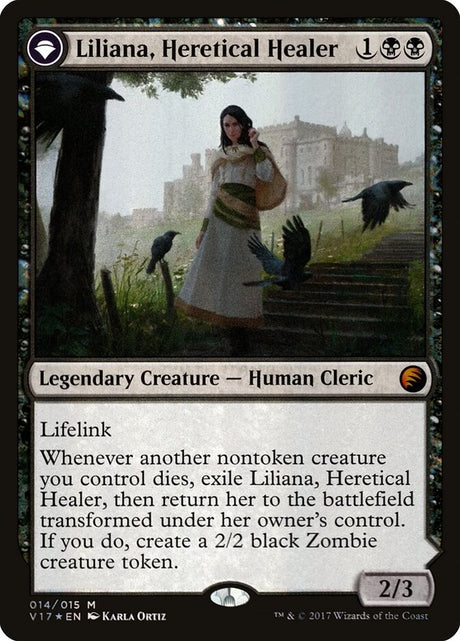 Liliana, Heretical Healer // Liliana, Defiant Necromancer (14) - From the Vault: Transform (V17)