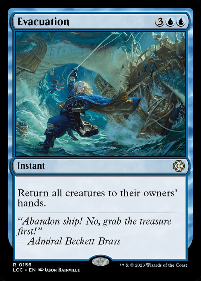 Evacuation (156) - The Lost Caverns of Ixalan Commander (LCC)