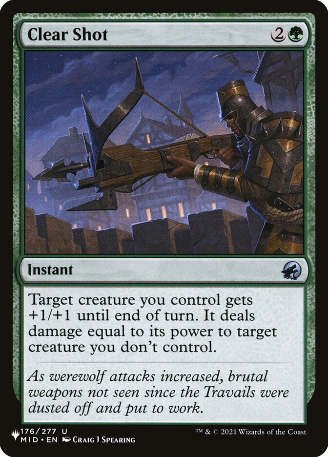 Clear Shot (MID-176) - The List (PLST)