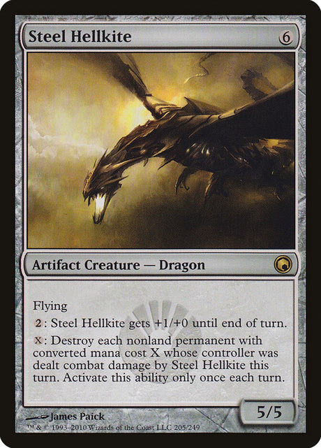 Steel Hellkite (205) - Scars of Mirrodin (SOM)