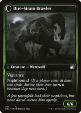 Tireless Hauler // Dire-Strain Brawler (203) - Innistrad: Double Feature (DBL)