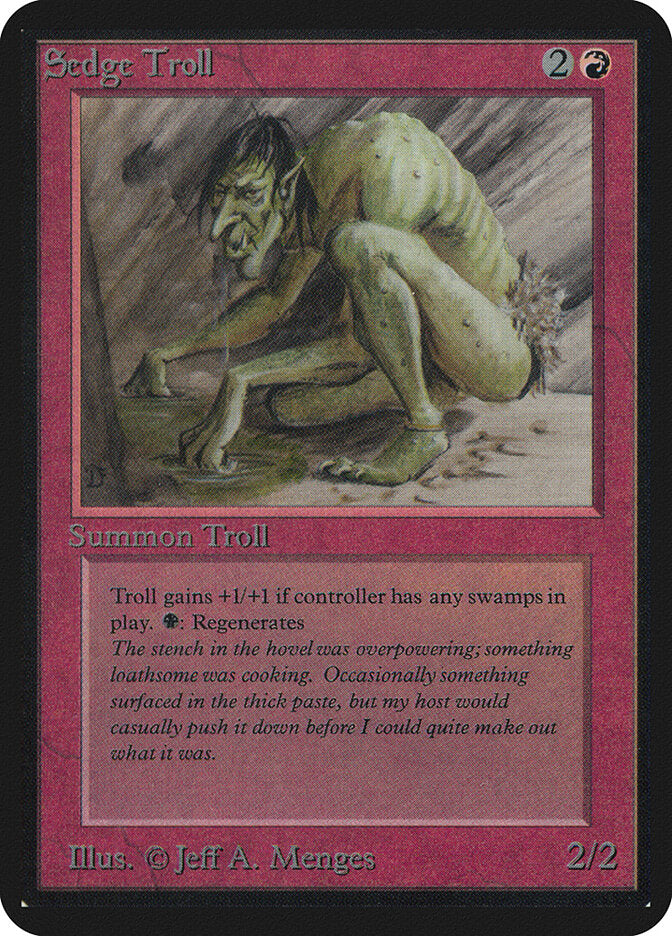 Sedge Troll (172) - Limited Edition Alpha (LEA)