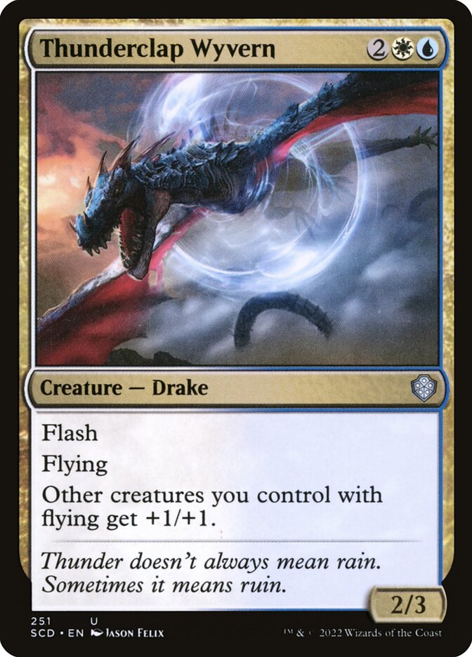 Thunderclap Wyvern (251) - Starter Commander Decks (SCD)