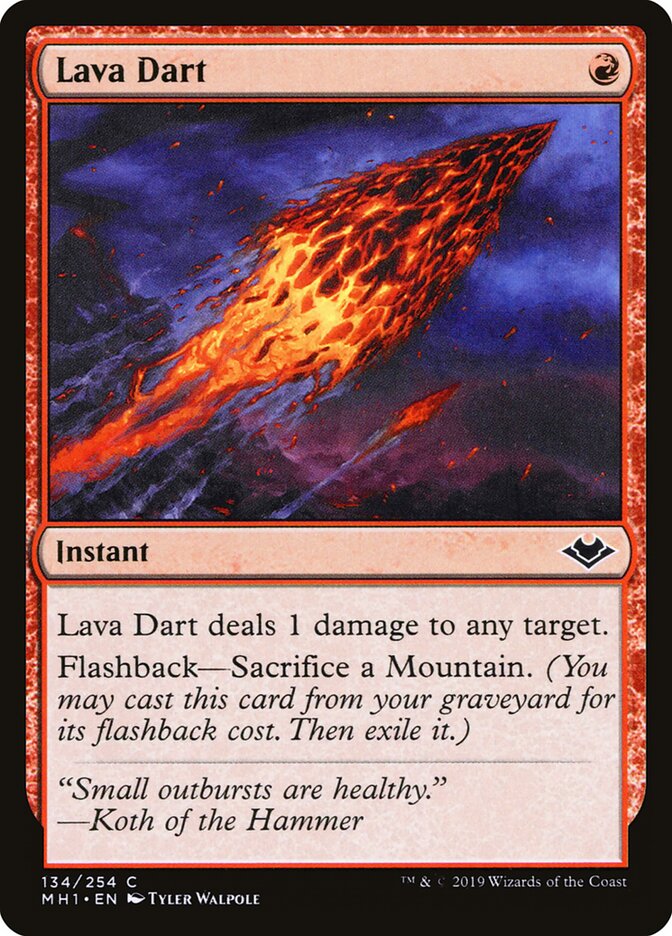 Lava Dart (134) - Modern Horizons (MH1)