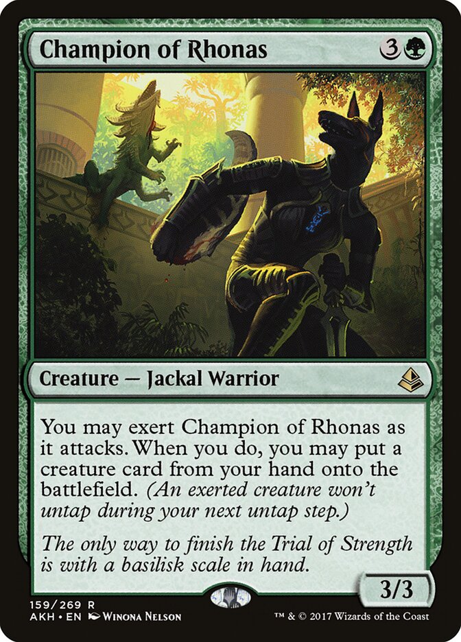 Champion of Rhonas (159) - Amonkhet (AKH)