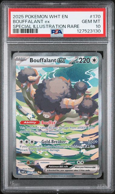 Bouffalant ex #170 - [Graded PSA 10] SV: White Flare (WHT)