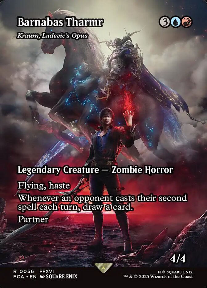 Barnabas Tharmr - Kraum, Ludevic's Opus (56) - [Foil, Borderless] Final Fantasy: Through the Ages (FCA)