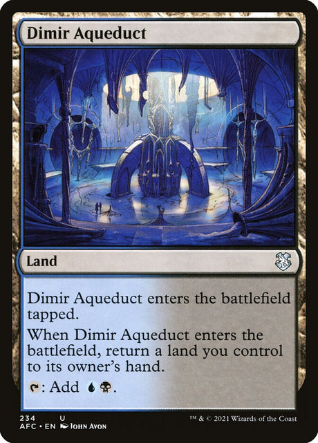 Dimir Aqueduct (234) - Forgotten Realms Commander (AFC)