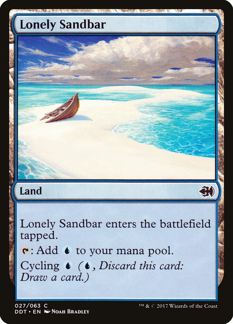 Lonely Sandbar (27) - Duel Decks: Merfolk vs. Goblins (DDT)