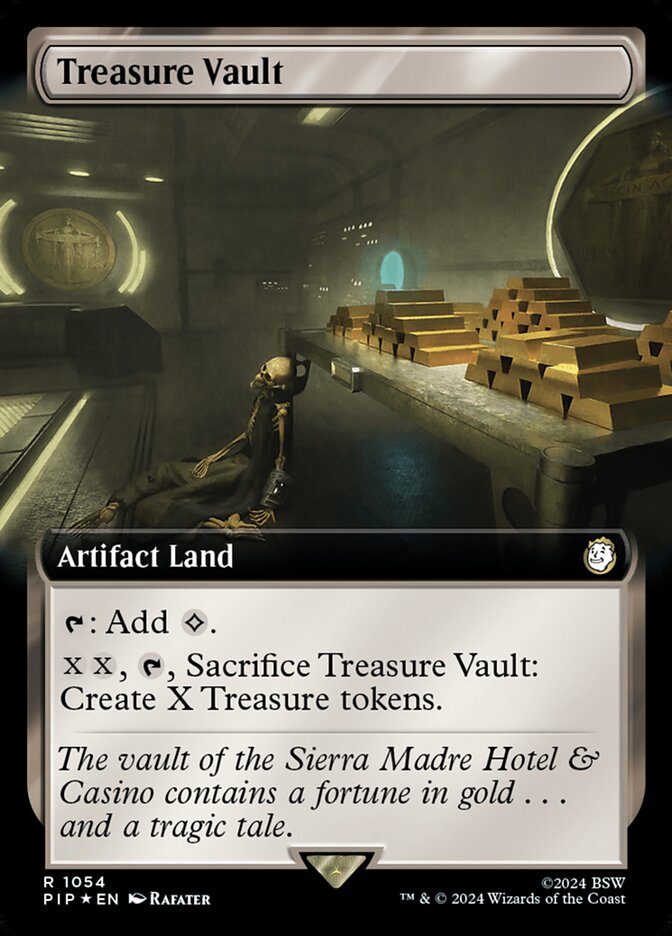 Treasure Vault - [Surge Foil, Extended Art] Fallout (PIP)