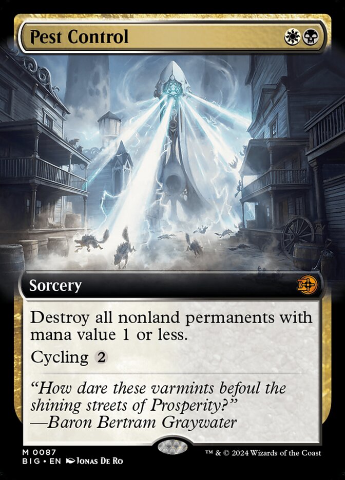 Pest Control - [Foil, Extended Art] The Big Score (BIG)