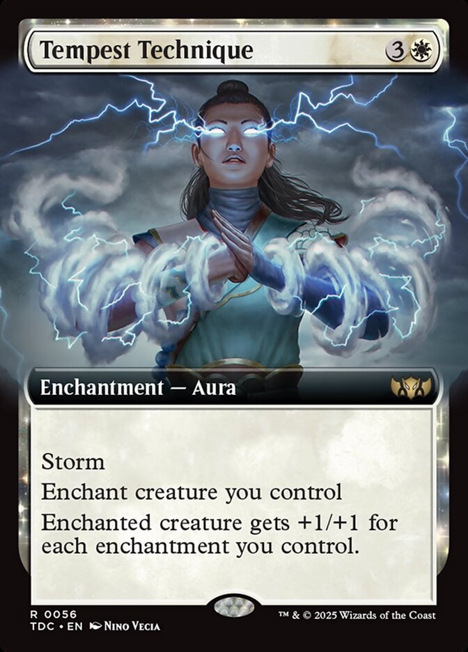 Tempest Technique - [Extended Art] Tarkir: Dragonstorm Commander (TDC)