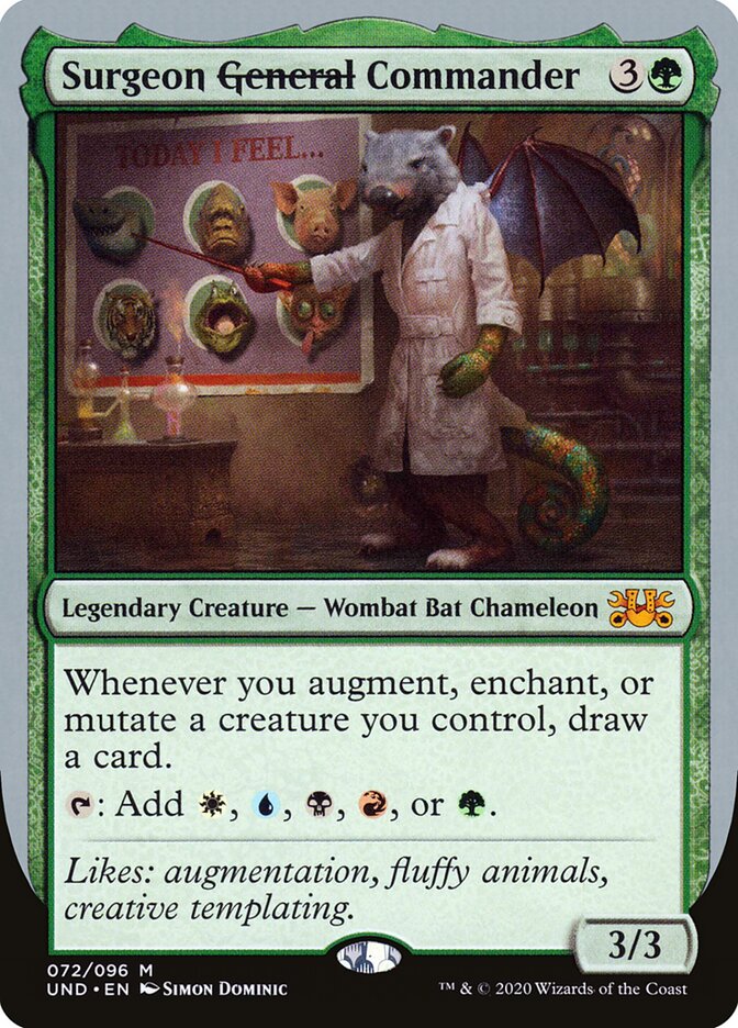 Surgeon General Commander (72) - Unsanctioned (UND)
