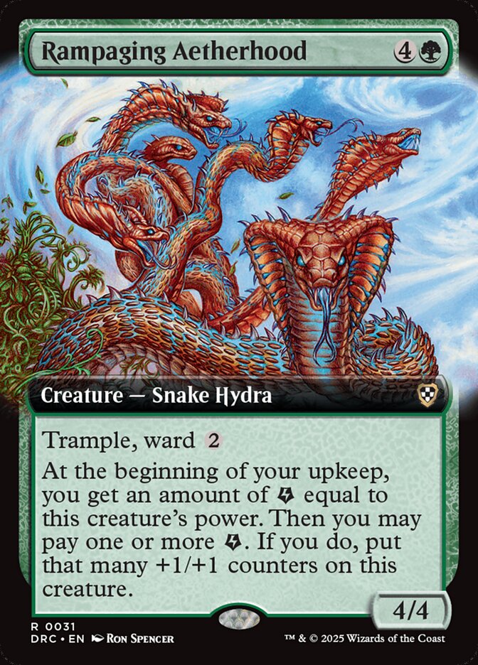 Rampaging Aetherhood - [Extended Art] Aetherdrift Commander (DRC)