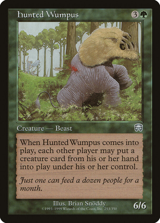 Hunted Wumpus (253) - Mercadian Masques (MMQ)