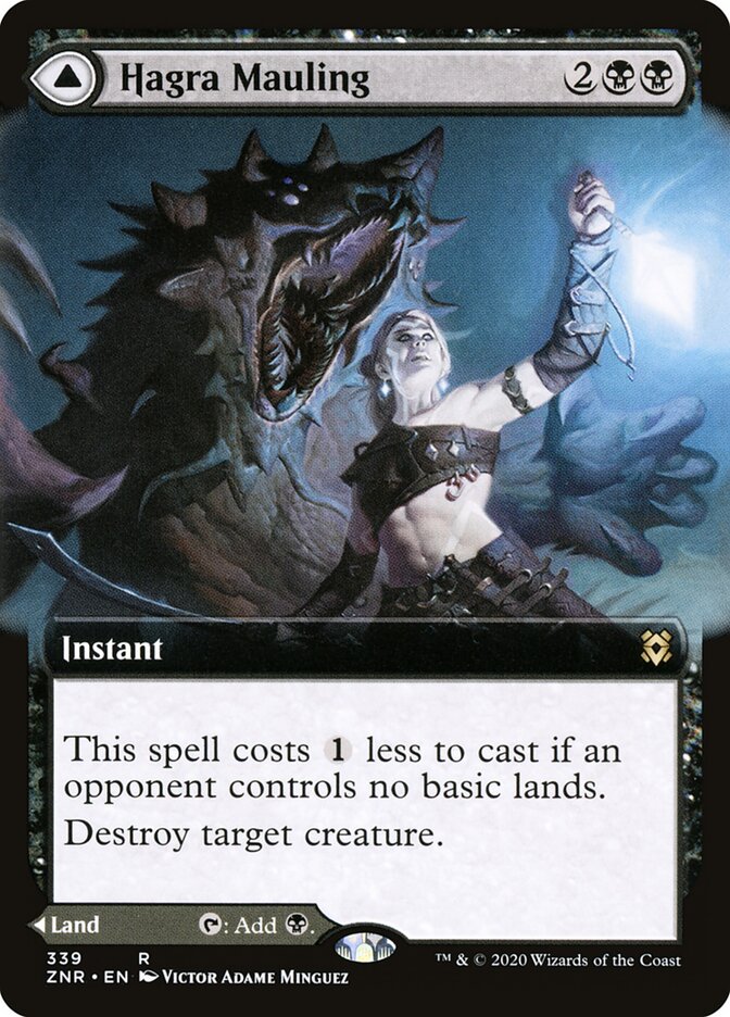 Hagra Mauling // Hagra Broodpit (339) - Zendikar Rising (ZNR)