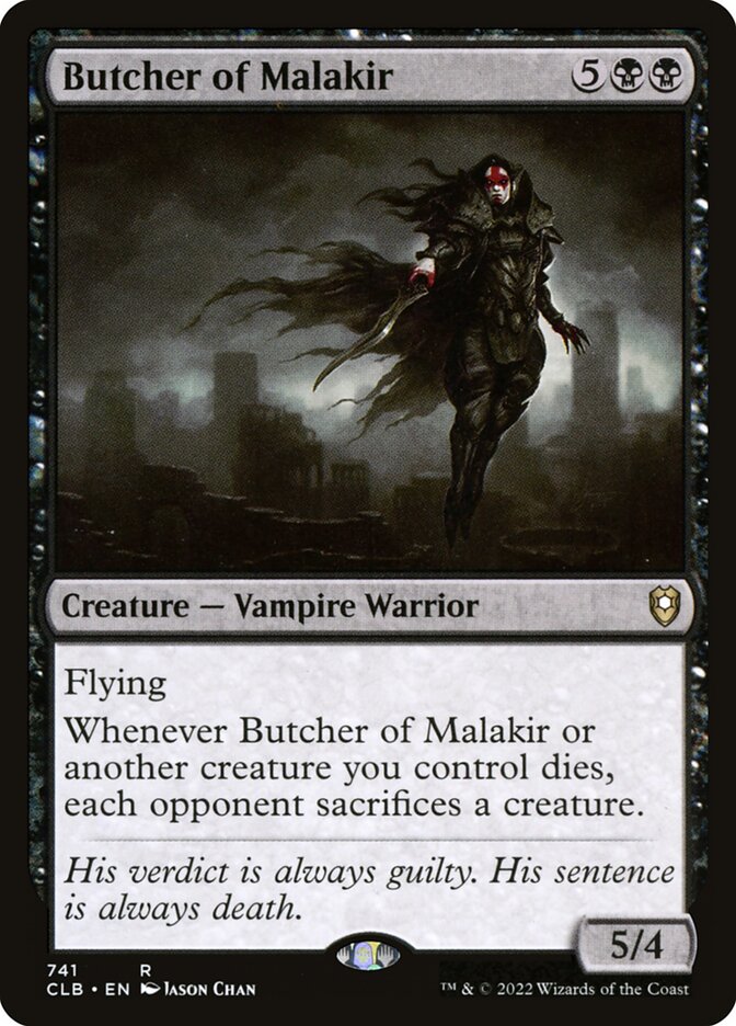 Butcher of Malakir (741) - Commander Legends: Battle for Baldur's Gate (CLB)