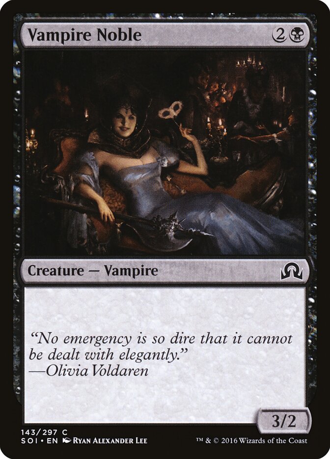 Vampire Noble (143) - Shadows over Innistrad (SOI)