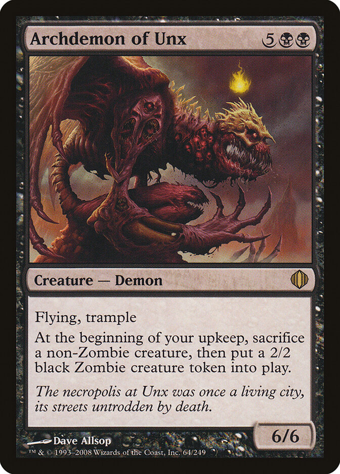 Archdemon of Unx (64) - Shards of Alara (ALA)