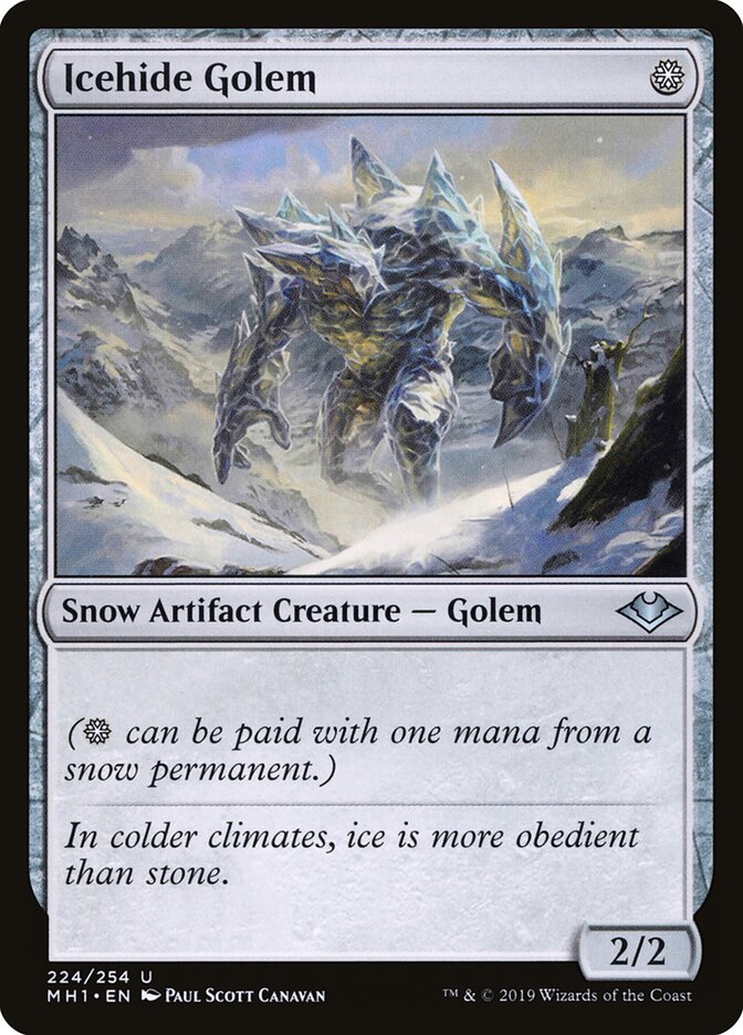 Icehide Golem (224) - Modern Horizons (MH1)