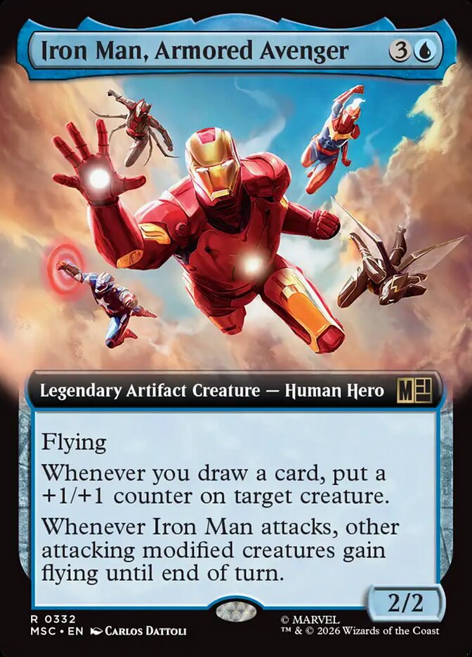 Iron Man, Armored Avenger (332) - Marvel Super Heroes Commander (MSC)