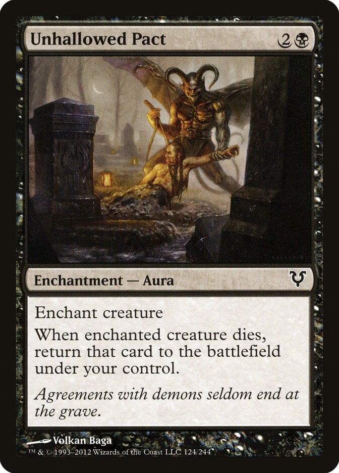 Unhallowed Pact (124) - Avacyn Restored (AVR)