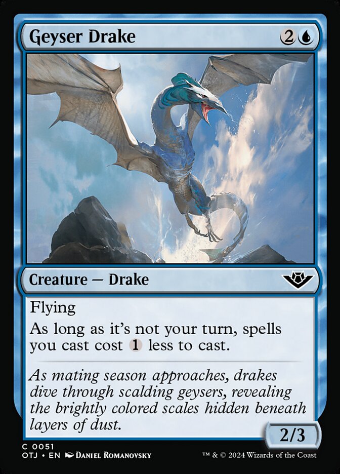 Geyser Drake - [Foil] Outlaws of Thunder Junction (OTJ)
