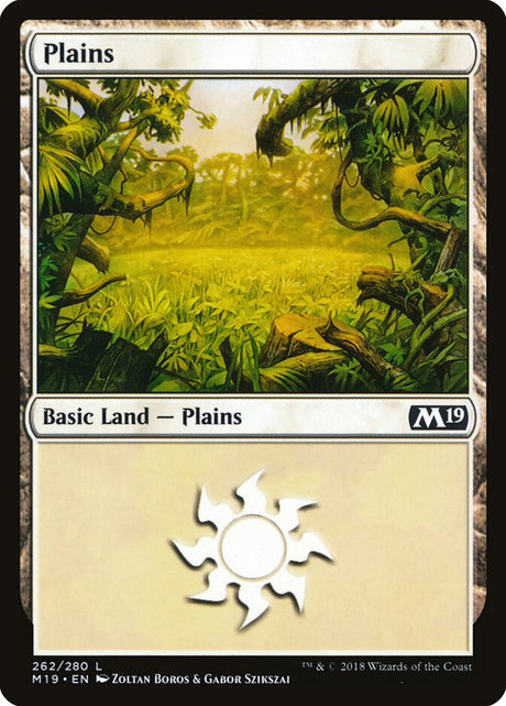 Plains (262) - Core Set 2019 (M19)