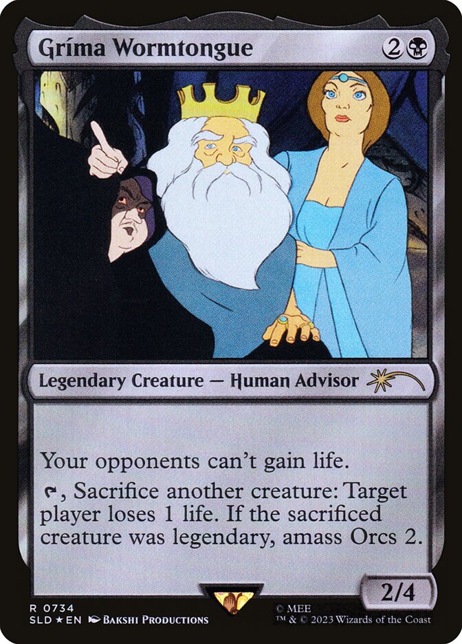 Gríma Wormtongue (734) - Secret Lair Drop (SLD)