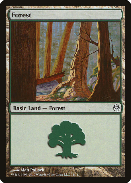 Forest (71) - Duel Decks: Phyrexia vs. the Coalition (DDE)