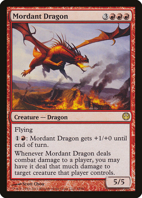 Mordant Dragon (58) - Duel Decks: Knights vs. Dragons (DDG)