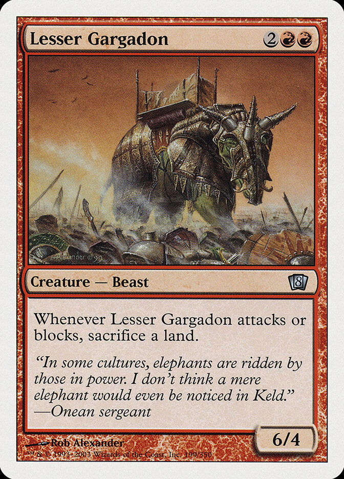 Lesser Gargadon (199) - Eighth Edition (8ED)