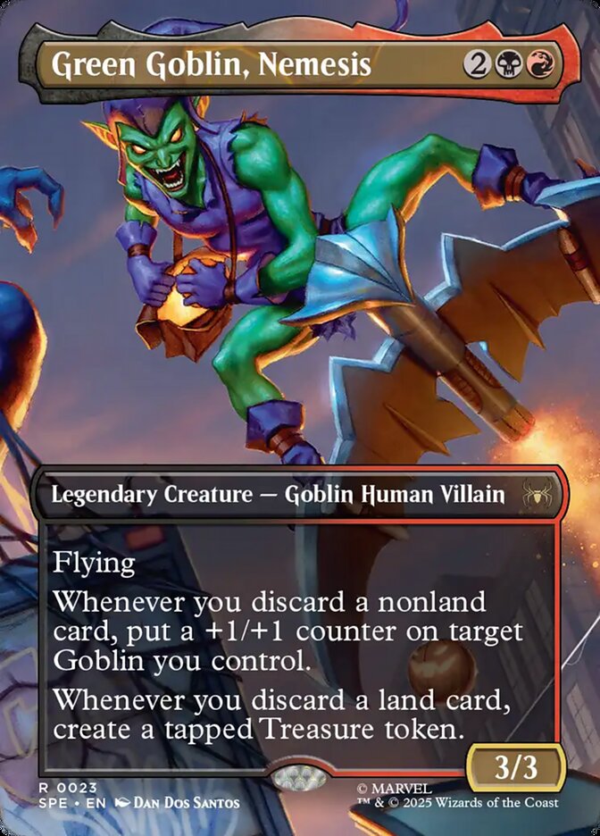 Green Goblin, Nemesis (23) - [Foil, Borderless] Marvel's Spider-Man Eternal (SPE)