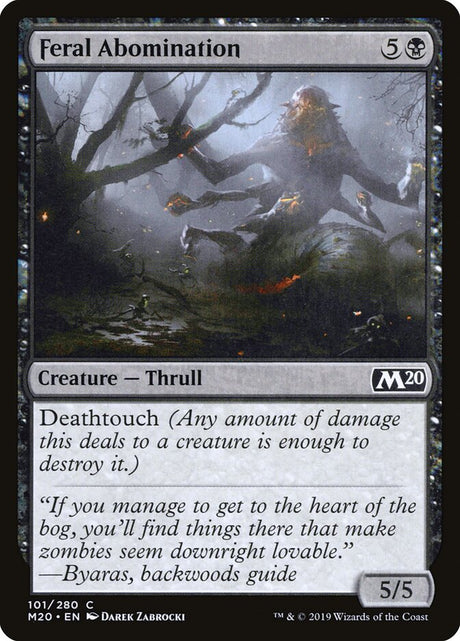 Feral Abomination (101) - Core Set 2020 (M20)