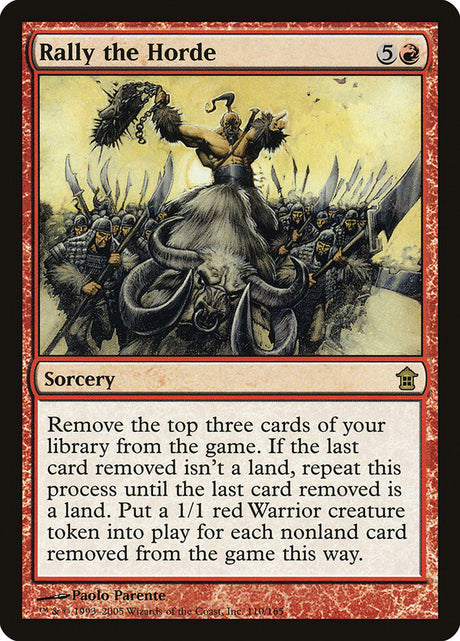 Rally the Horde (110) - Saviors of Kamigawa (SOK)