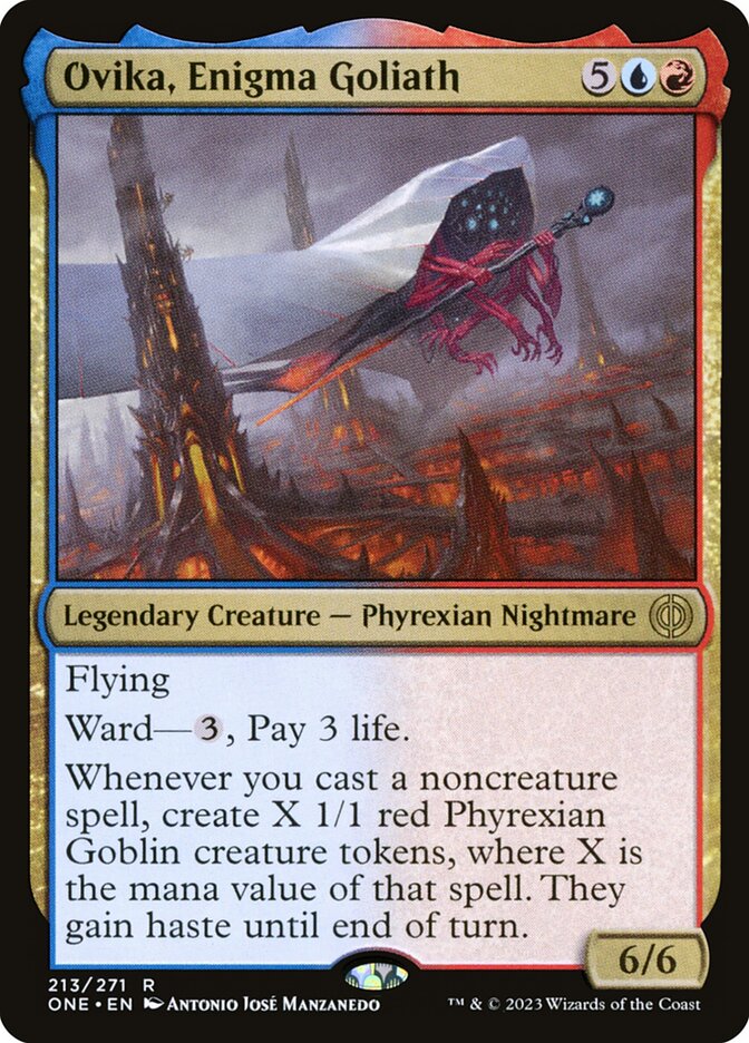 Ovika, Enigma Goliath (213) - Phyrexia: All Will Be One (ONE)
